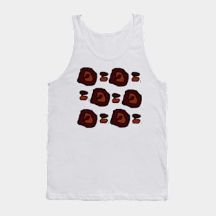 Brown Pattern 1 Tank Top